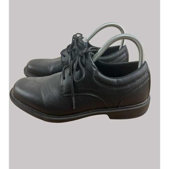 TredSafe Man Made  Slip-Resistant Lace Up Shoes  Men’s Work Shoes Black Sz 7.5 - Picture 2 of 7